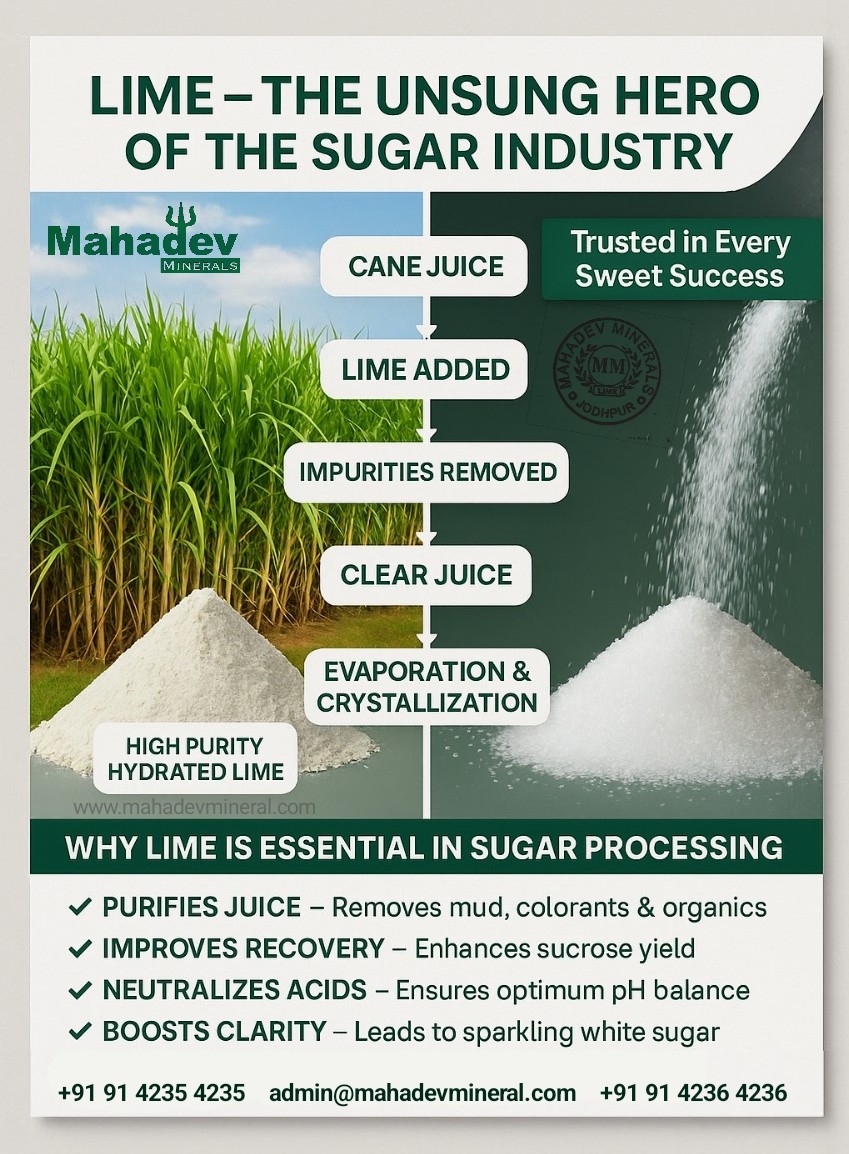 quick lime for sugar