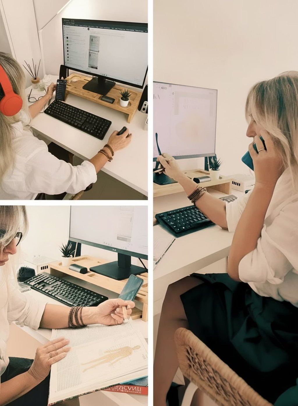 Valeria Angeletti al lavoro: consulenza personalizzata per riequilibrio metabolico online