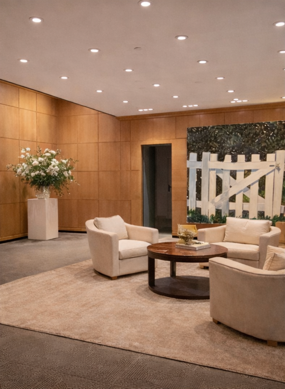 Lobby entryway at Thirty-Five Off Madison luxury event venue NYC Upper East Side