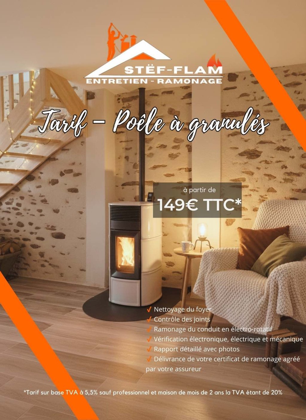 Tarifs poele à granulés