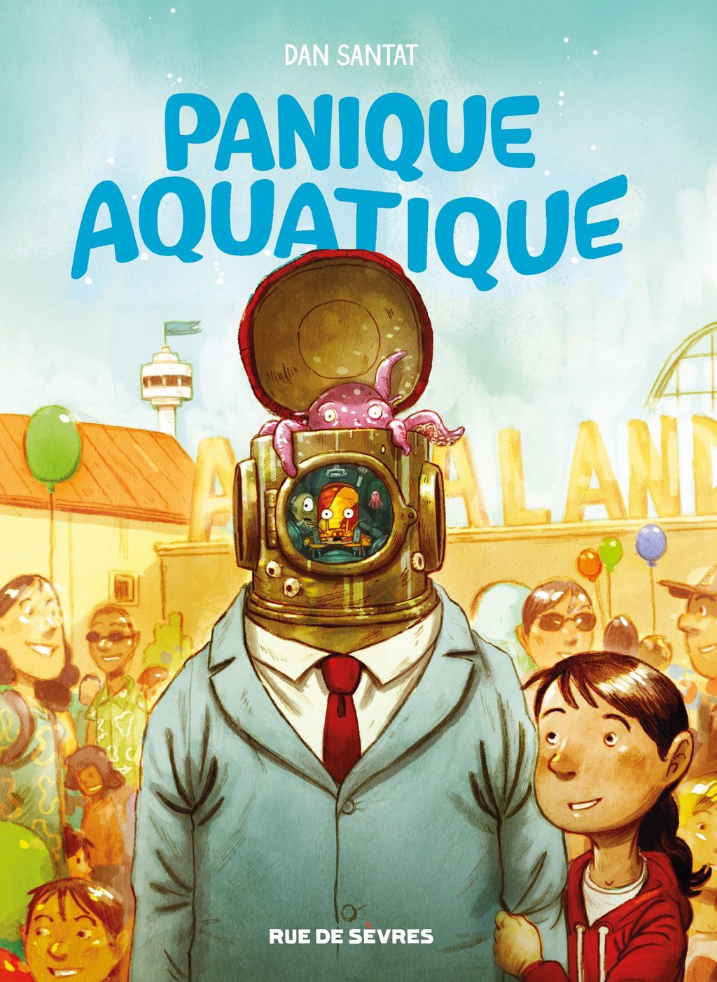 Première de couverture de la BD Panique aquatique de Dan Santat