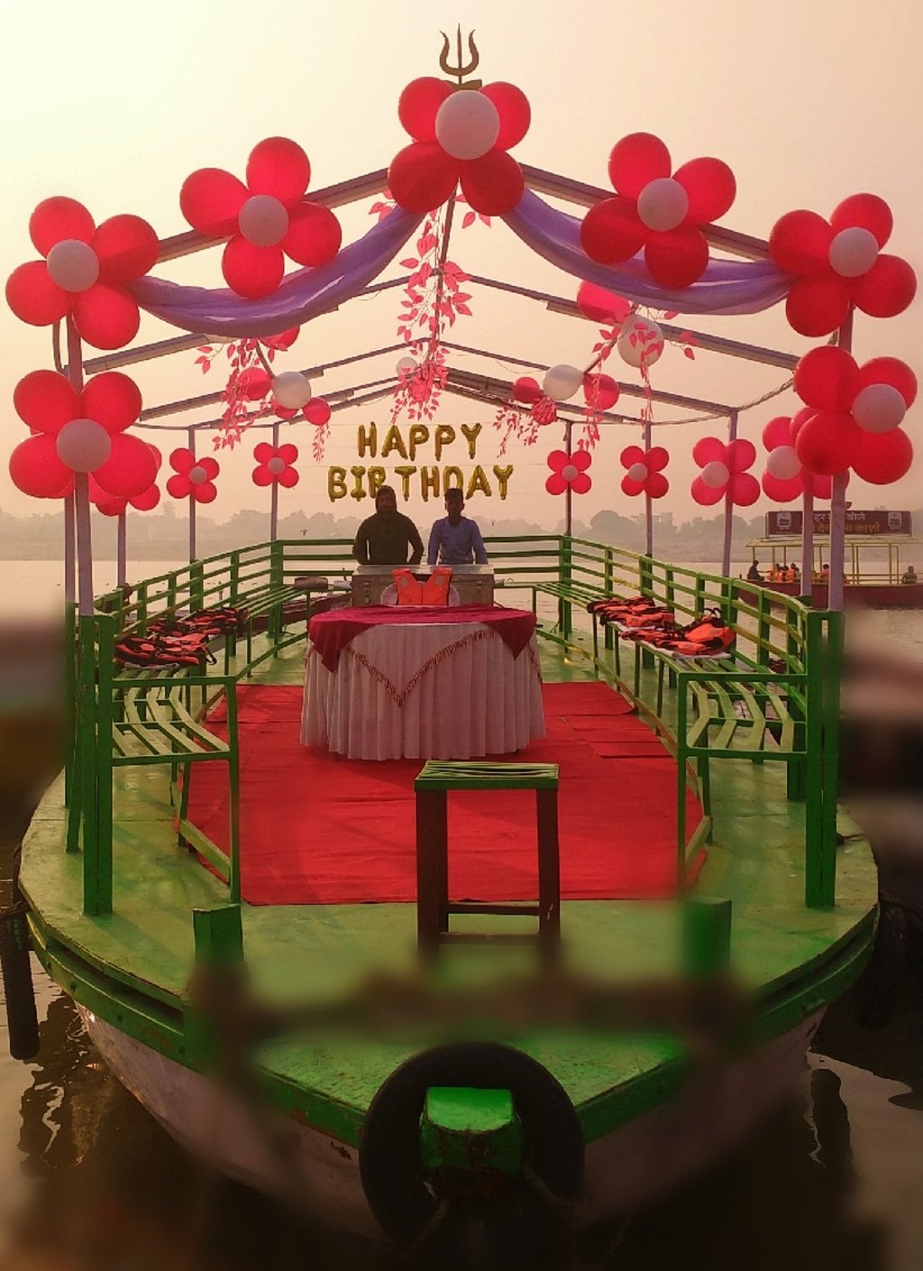 Surprise Decorated Event Boat Booking for Birthday/Marriage Anniversary and Other Special Occasion