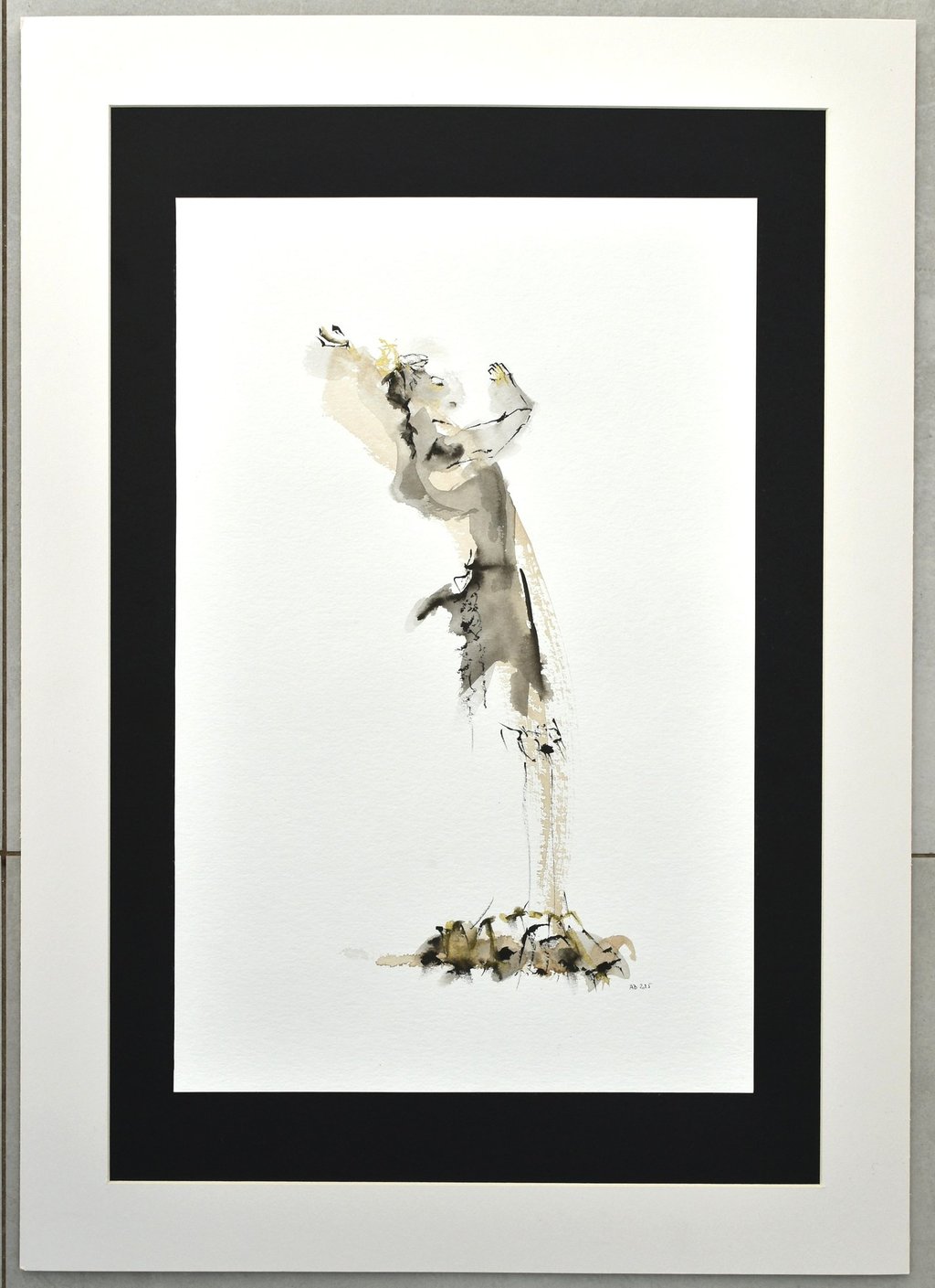flamenco dessin à l'encre ink drawing Sète