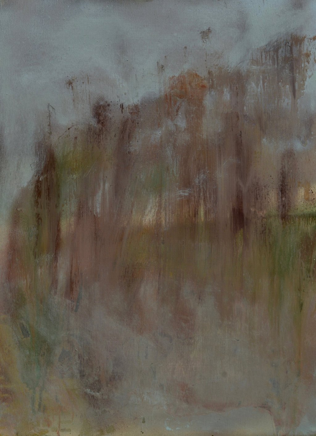 Abstract oil painting Lina Mikuzyte