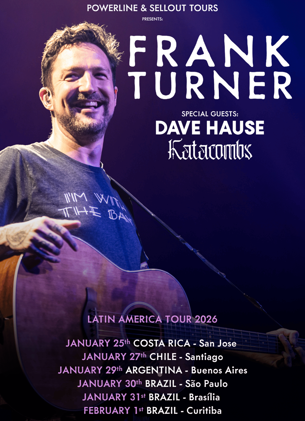 Recordista do Guinness e ícone do folk punk, Frank Turner inicia turnê brasileira nesta sexta em SP