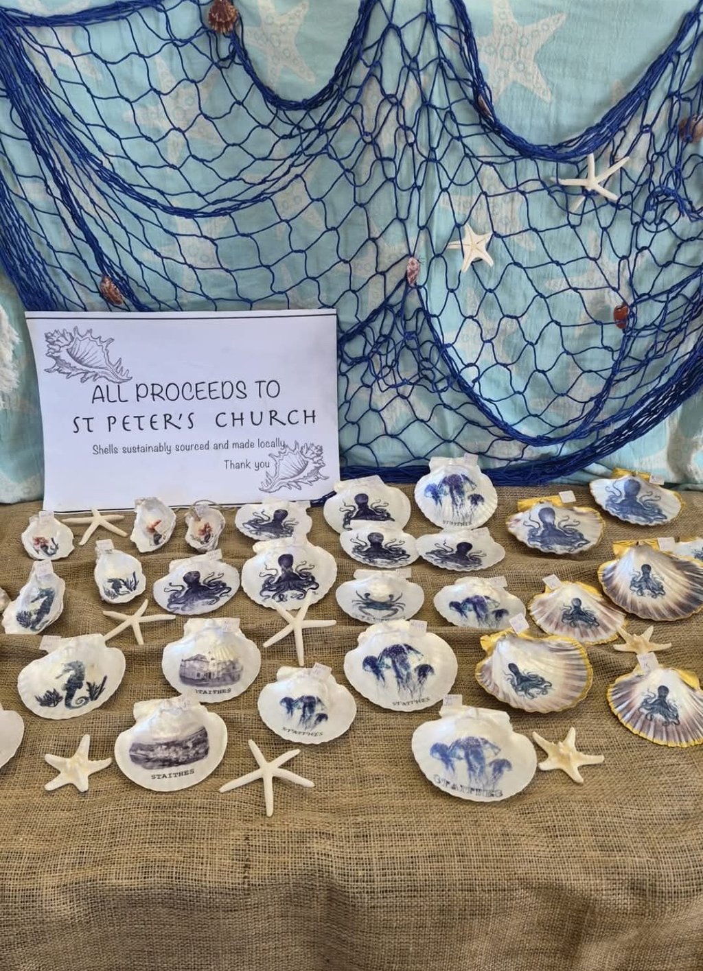 Decoupage shells - Carole Zagrovic