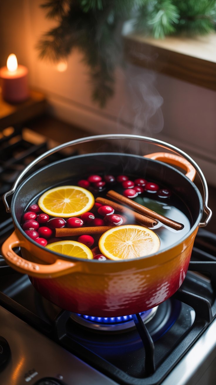 a pot potted with orange juice and cinnamon cinnamon cinnamon cinnamon cinnamon cinnamon cinnamon