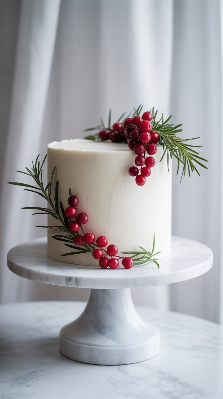 a cake with a white frosted cake topper