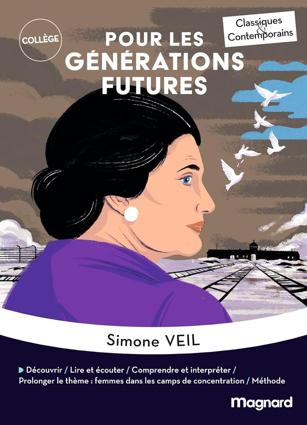 Première de couverture du discours Pour les générations futures de Simone Veil