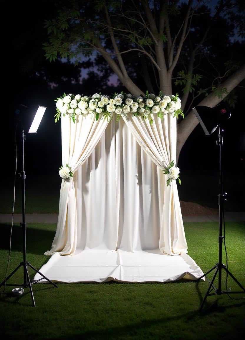 whimsical Photo Booth flower wall Bakersfield