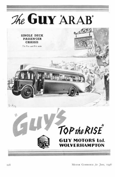 Guy Arab Single Decker from 1946
