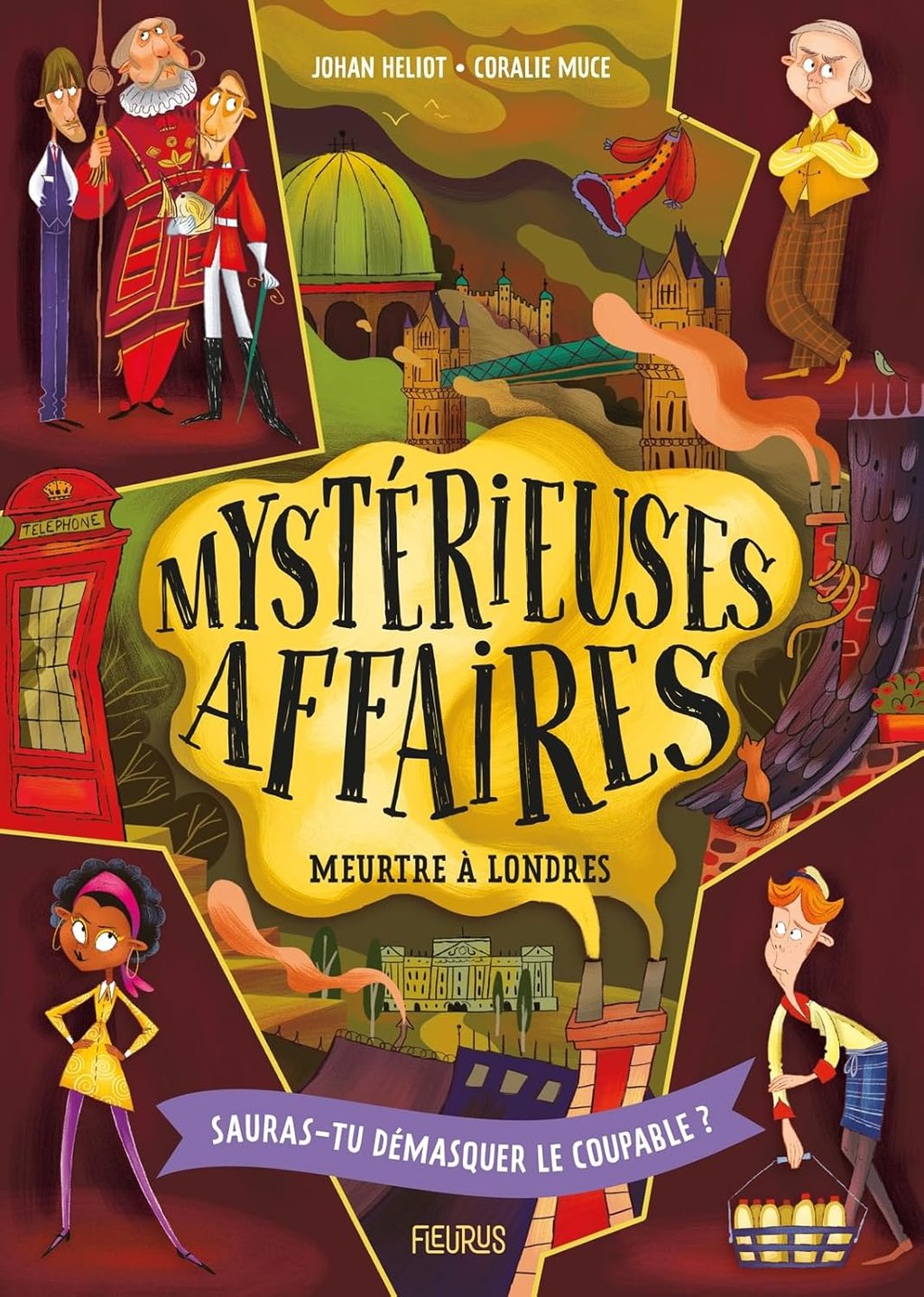 Première de couverture du roman Mystérieuses affaires : Meurtre à Londres