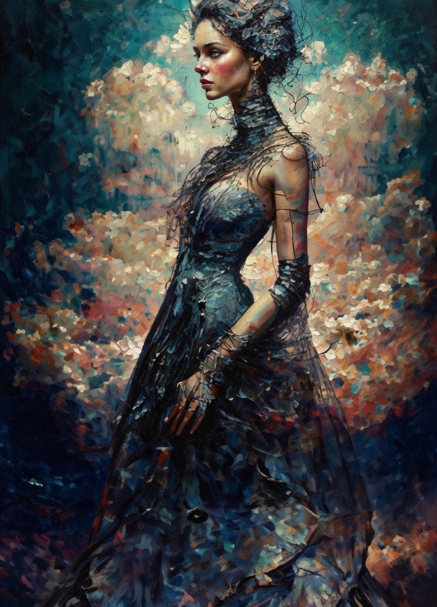 Arte hiperrealista, 2023, "Claudia hermosa"