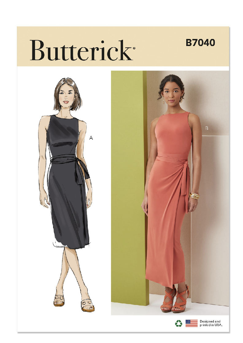 B7040 dress pattern tiracooks