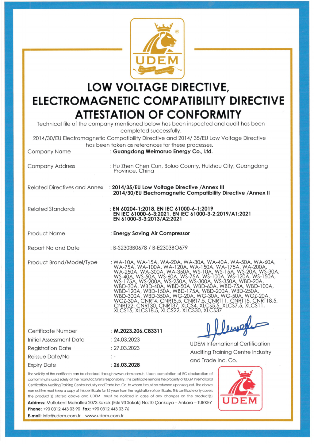 a certificate certificate for a low voltage voltage current voltage