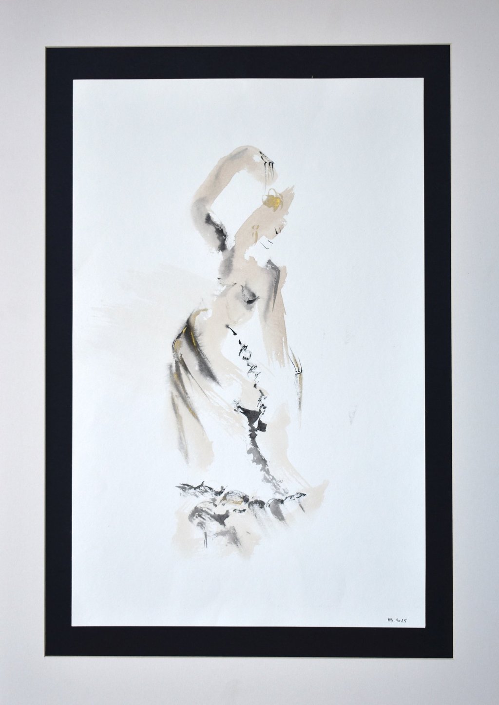 flamenco ink drawing