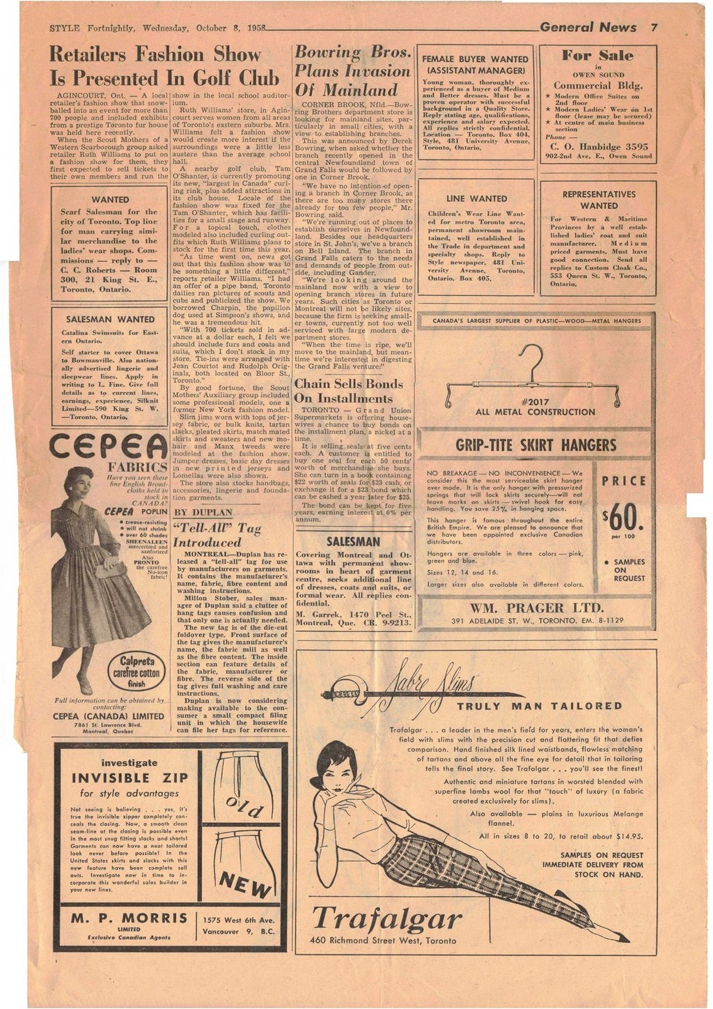 fashion magazine 1950