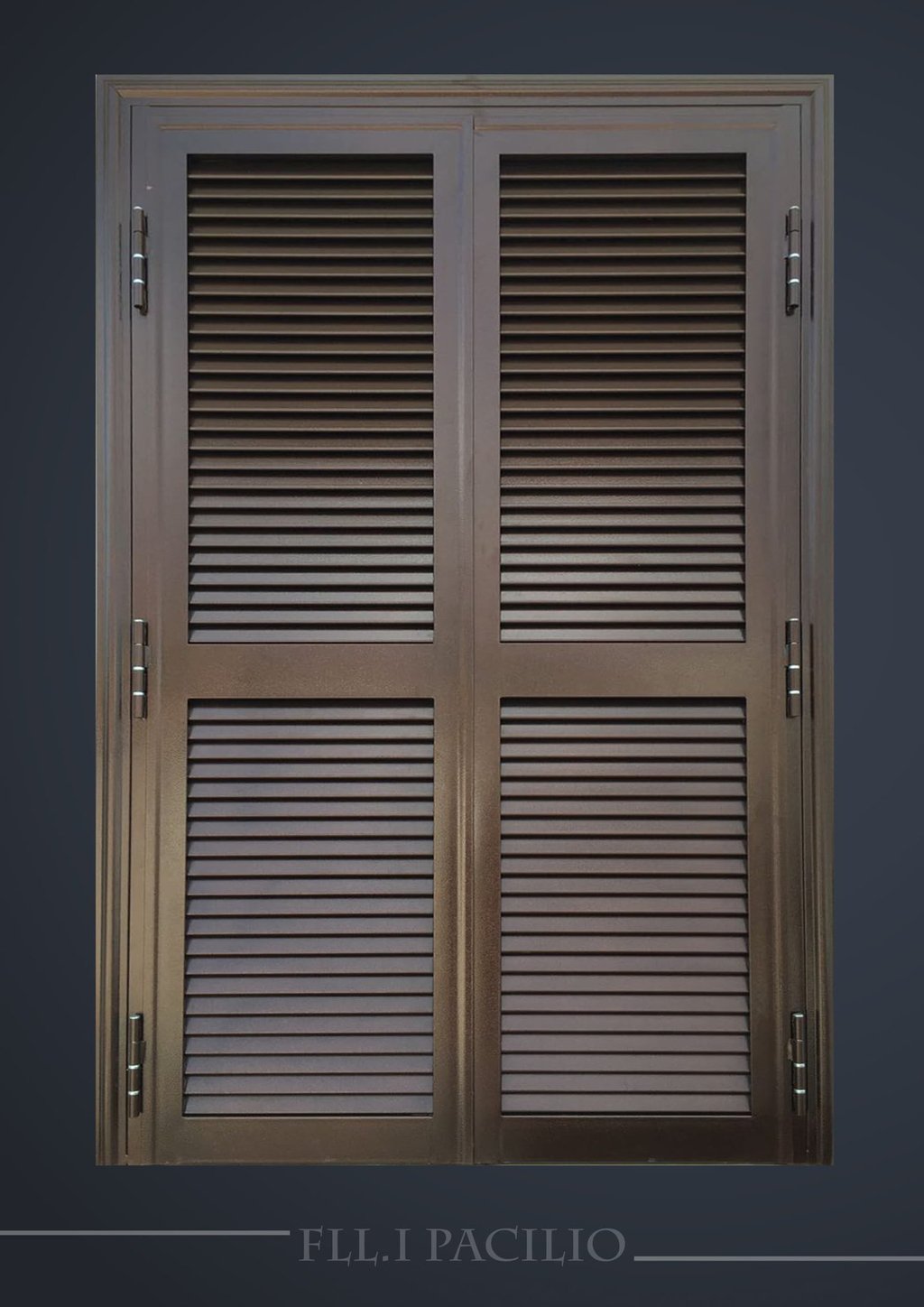 Persiana in acciaio zincato