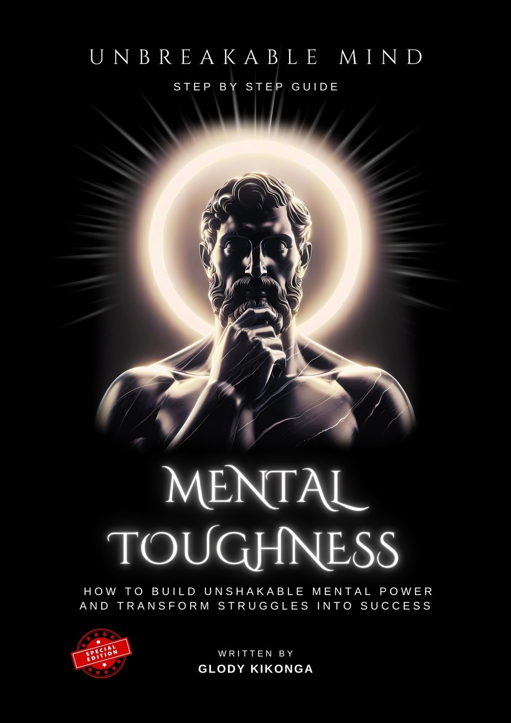 mental toughness book cover by glody kikonga