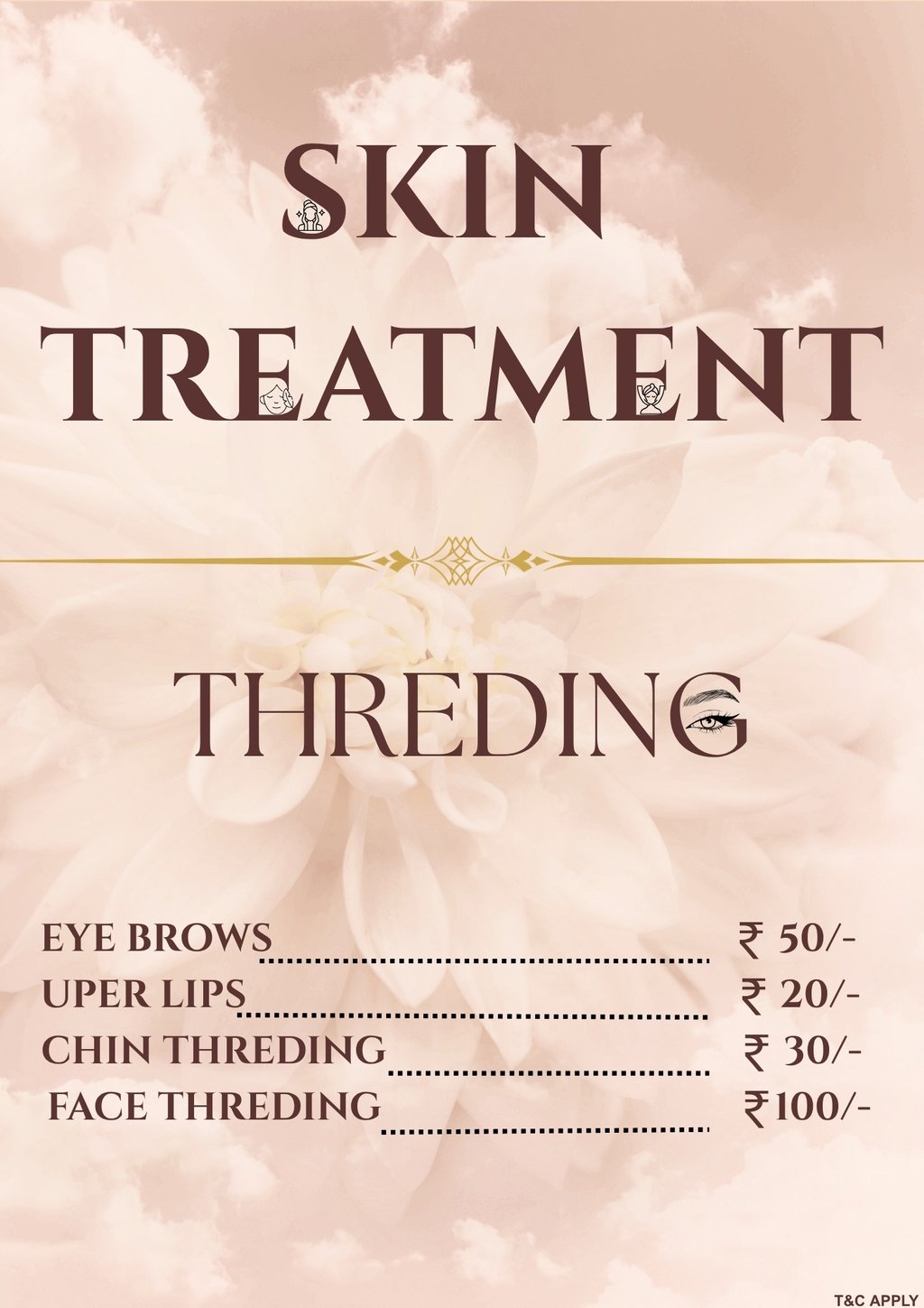 r and d bridal makeup salon skin care treatment price list gotri vadodara