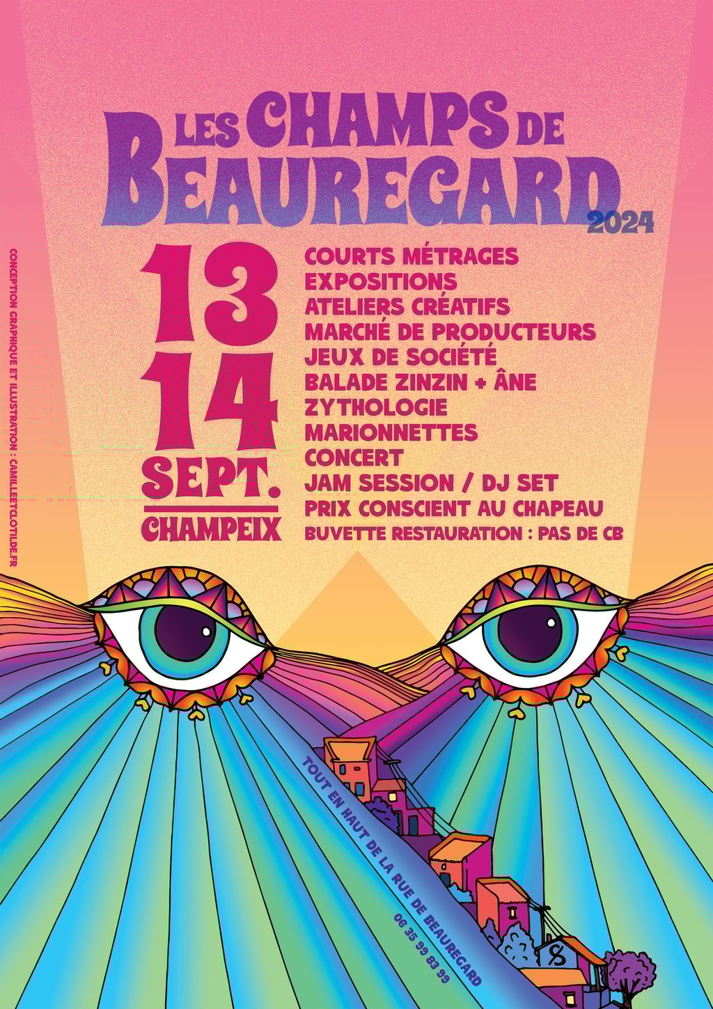 Affiche Les Champs de Beauregard 2024