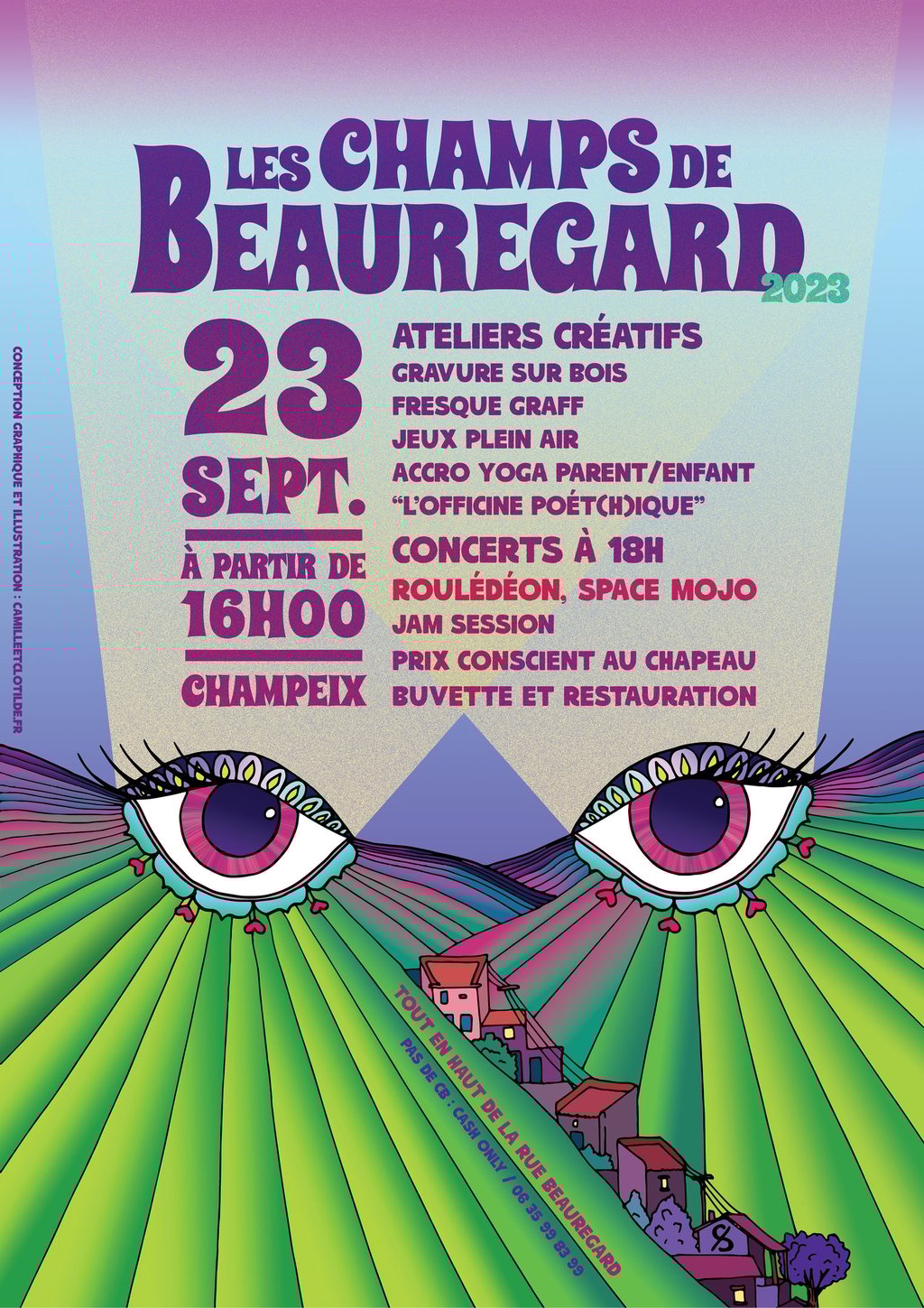 Affiche Les Champs de Beauregard 2023