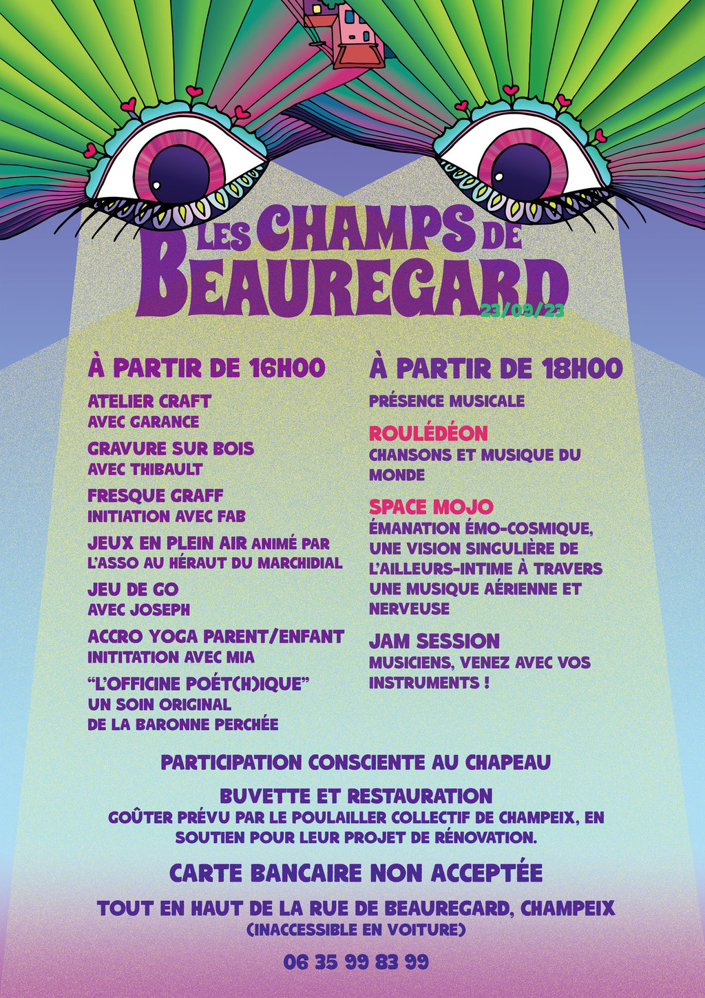 flyer Les Champs de Beauregard 2023
