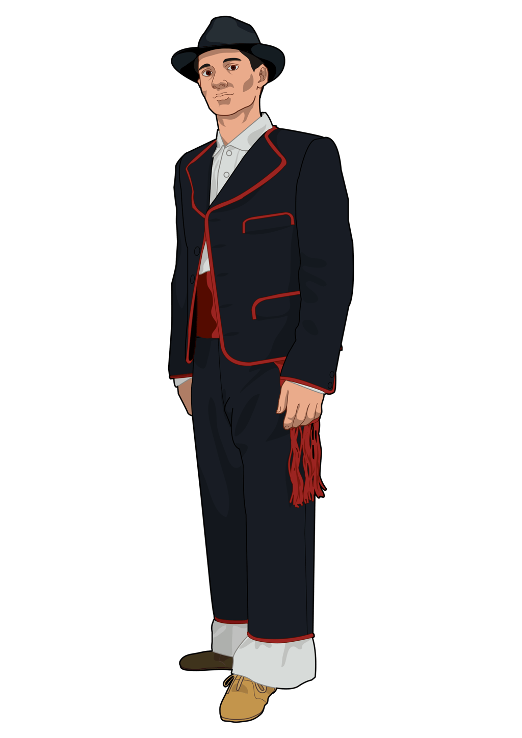 Traje típico de La Gomera - hombre