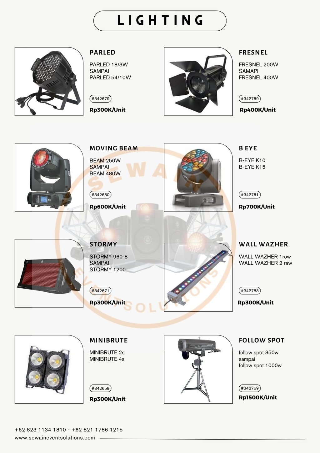 lighting panngung by sewainevent.com