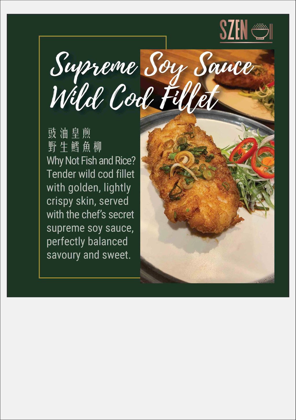 wild Cod fish Fillet