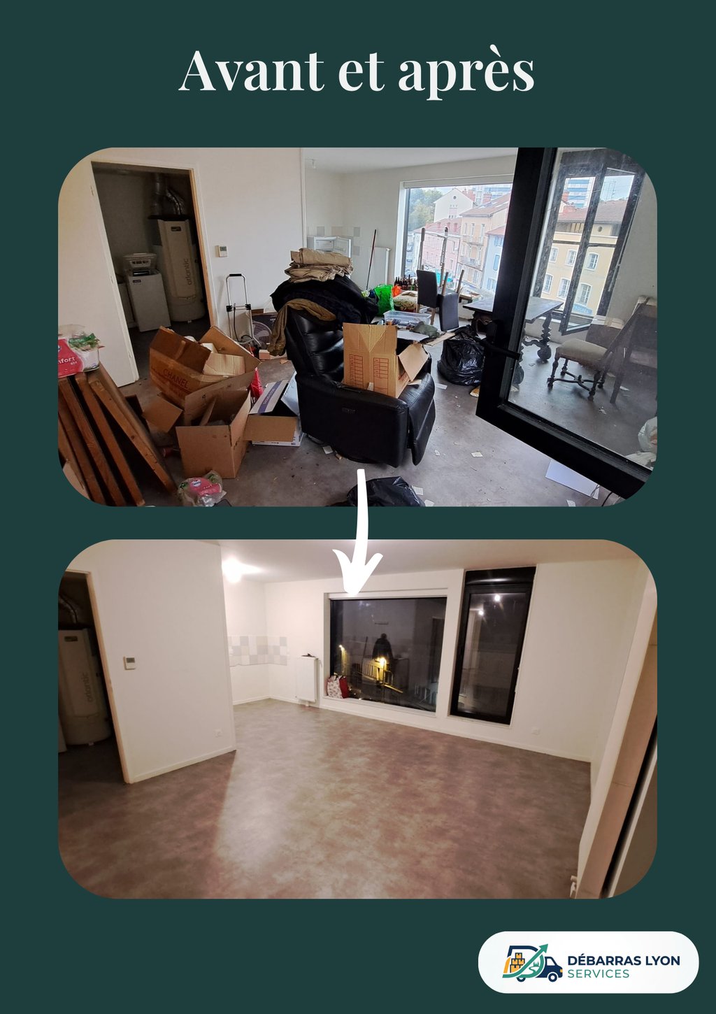 Débarras appartement après décès Bourg-en-Bresse, Ain (01)