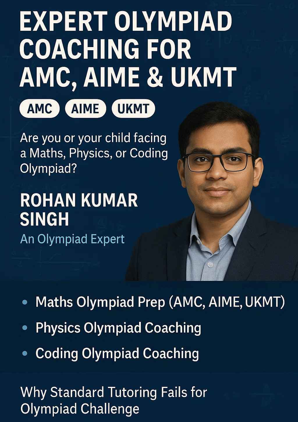 Olympiad Expert Rohan Kumar Singh