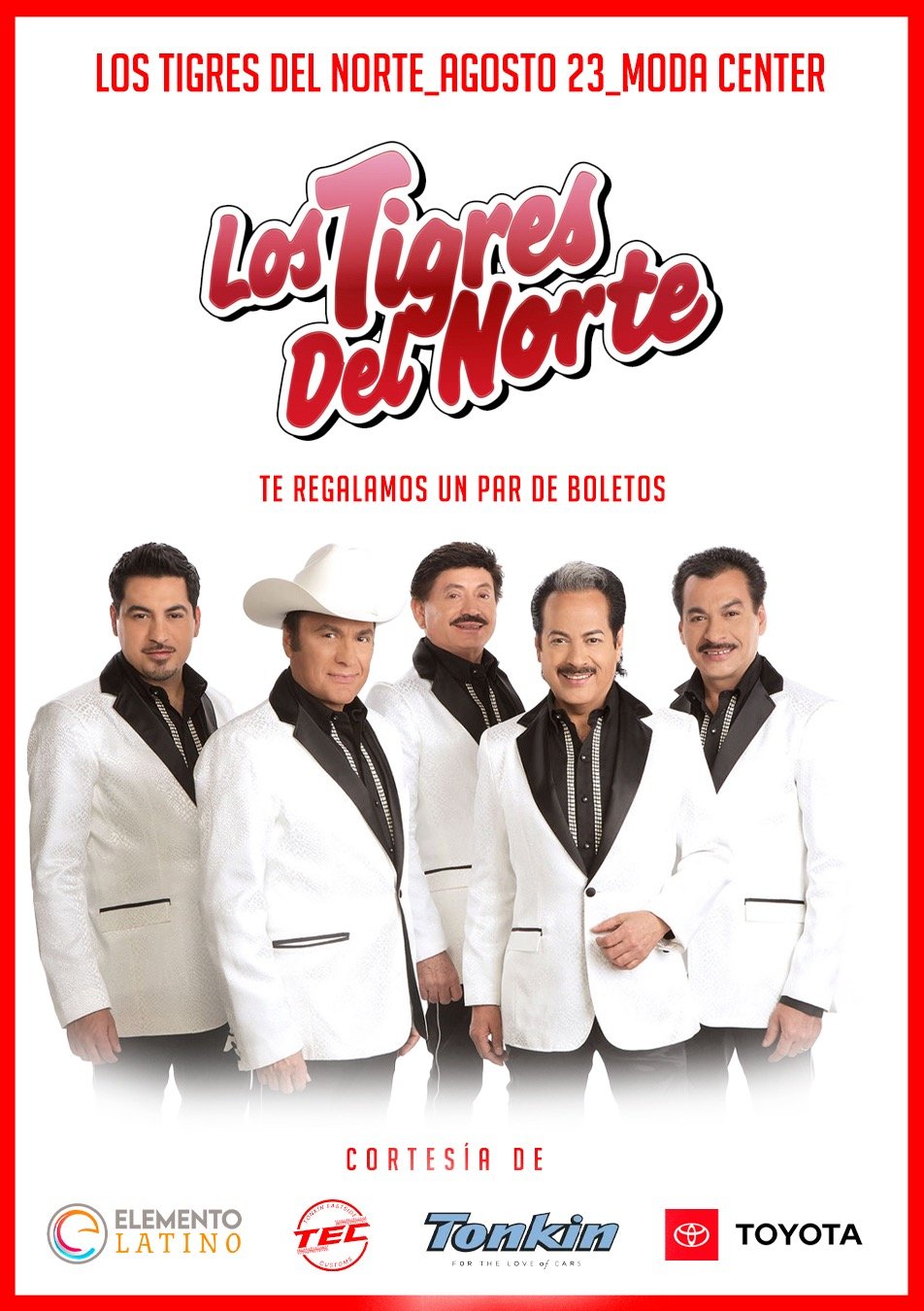 Toyota Tigres del Norte Boletos de Regalo