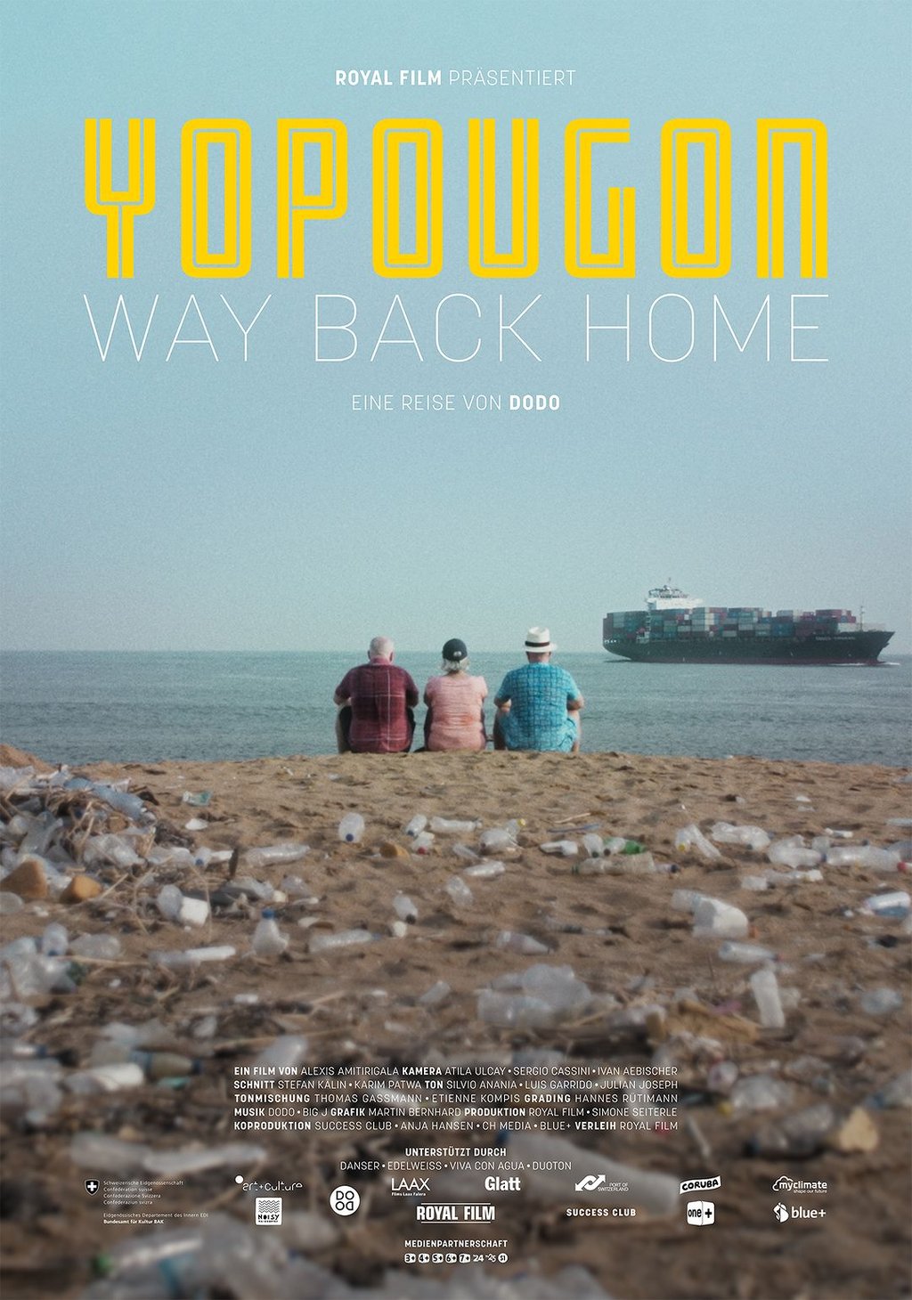 filmposter for the feature documentary yopogoun with dodo with sound by etienne kompis