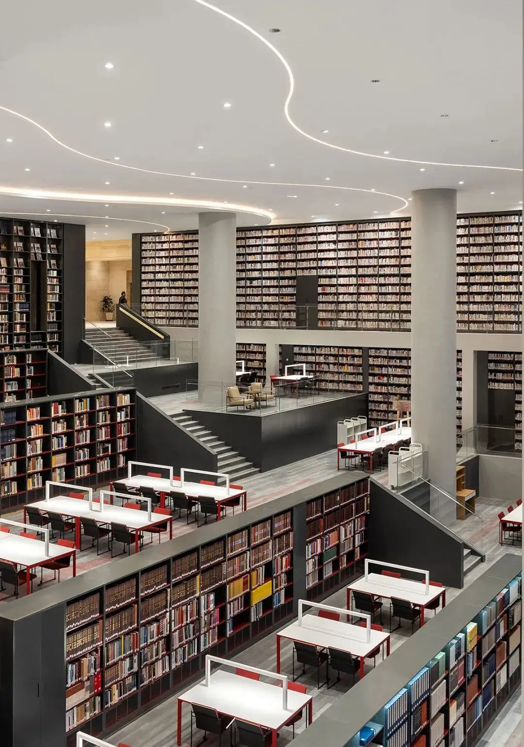led down light for library