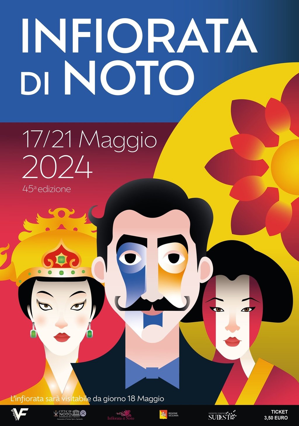 locandina infiorata di noto 2024