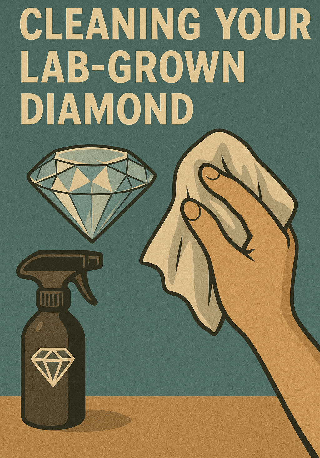 Cleaning Your Lab-Grown Diamond