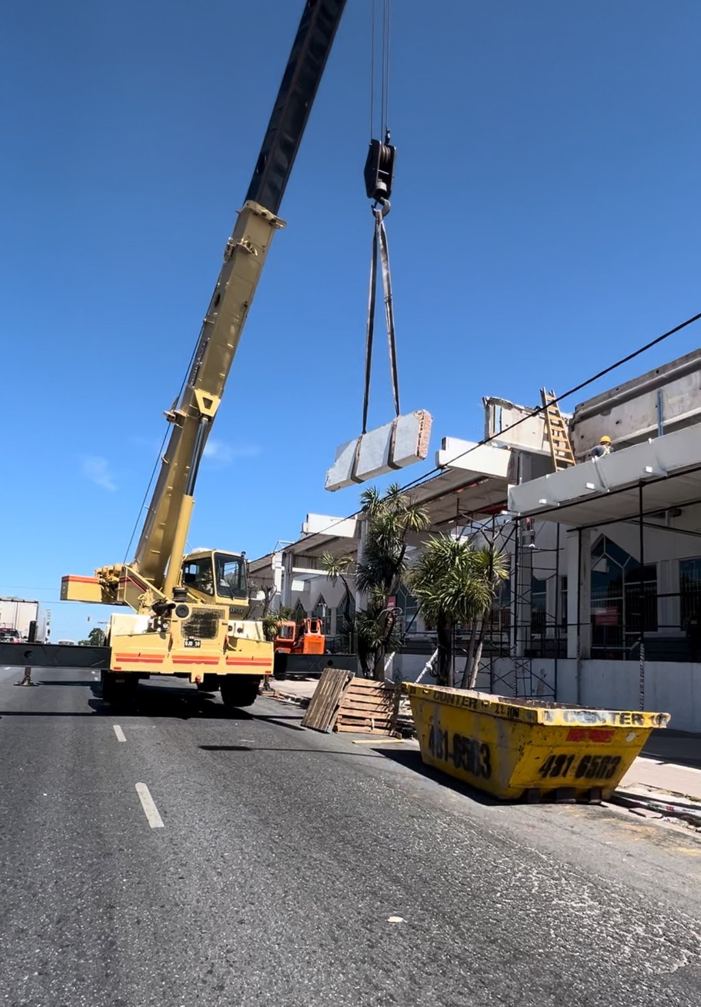 movimiento de escombros