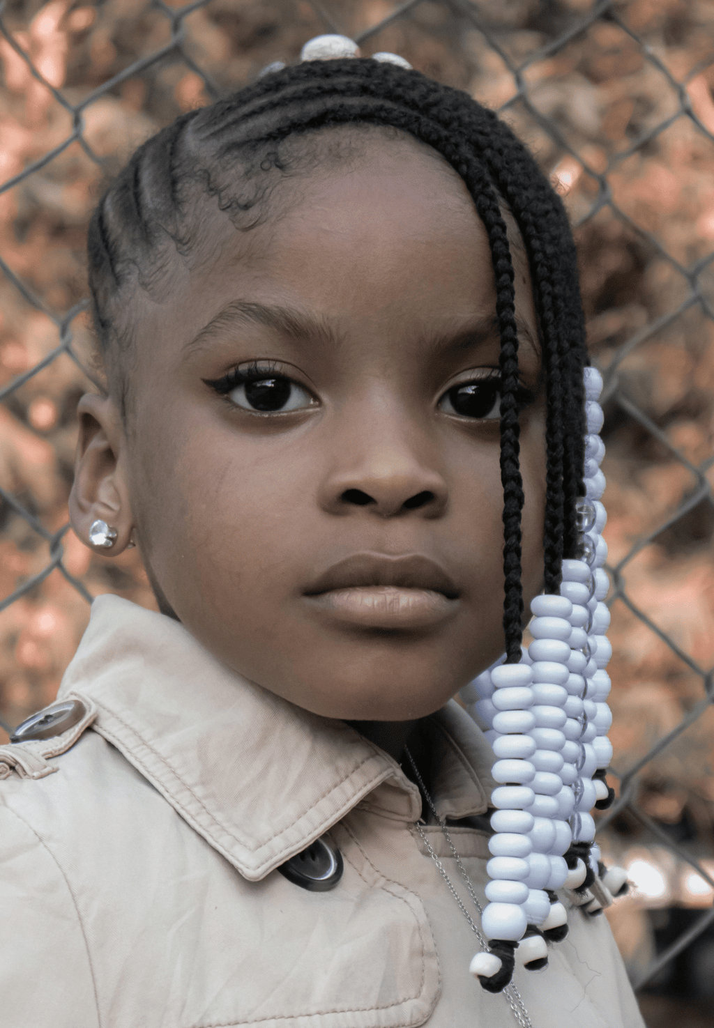 Kids Cornrows w/Beads