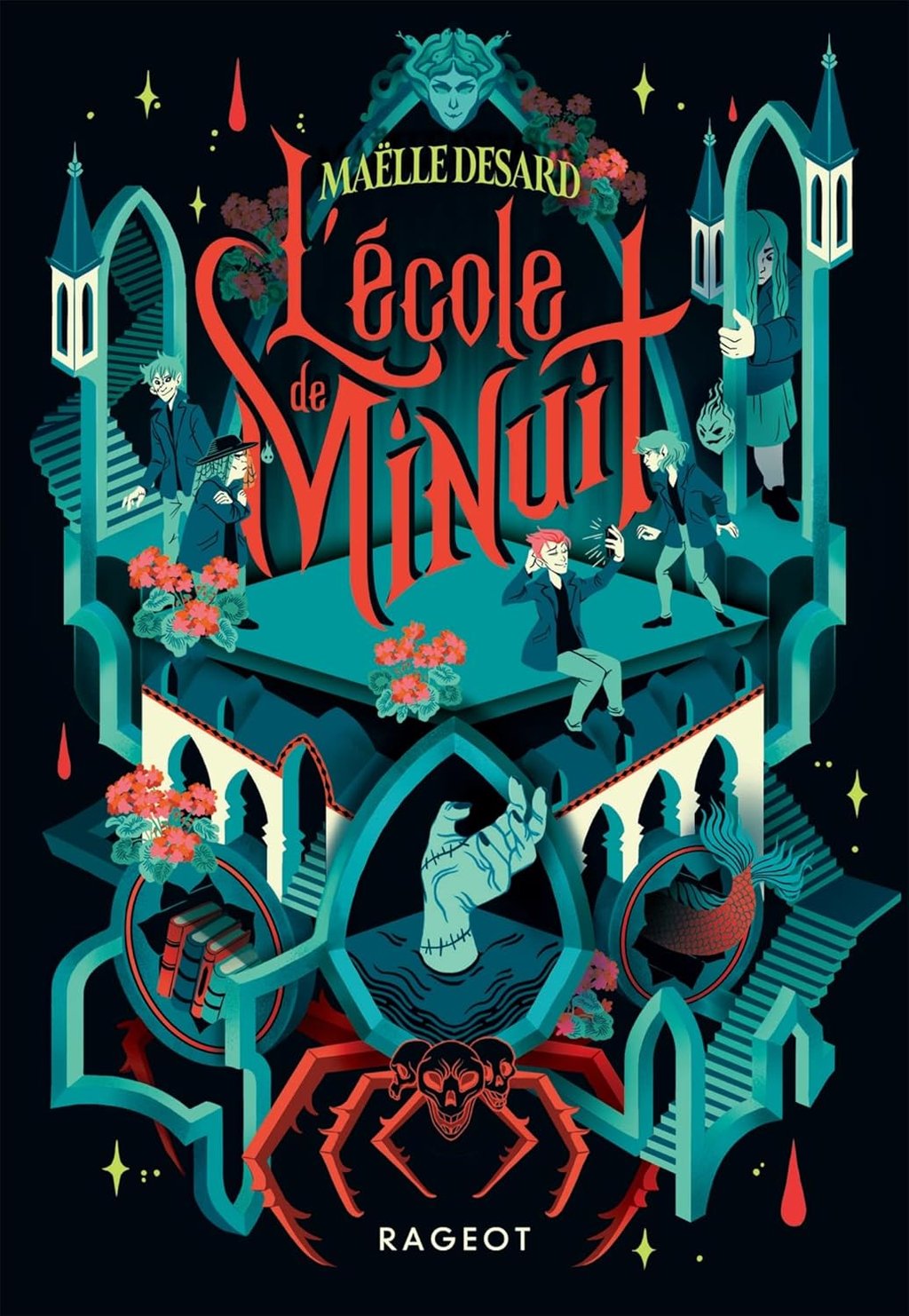 Première de couverture du roman L'école de minuit