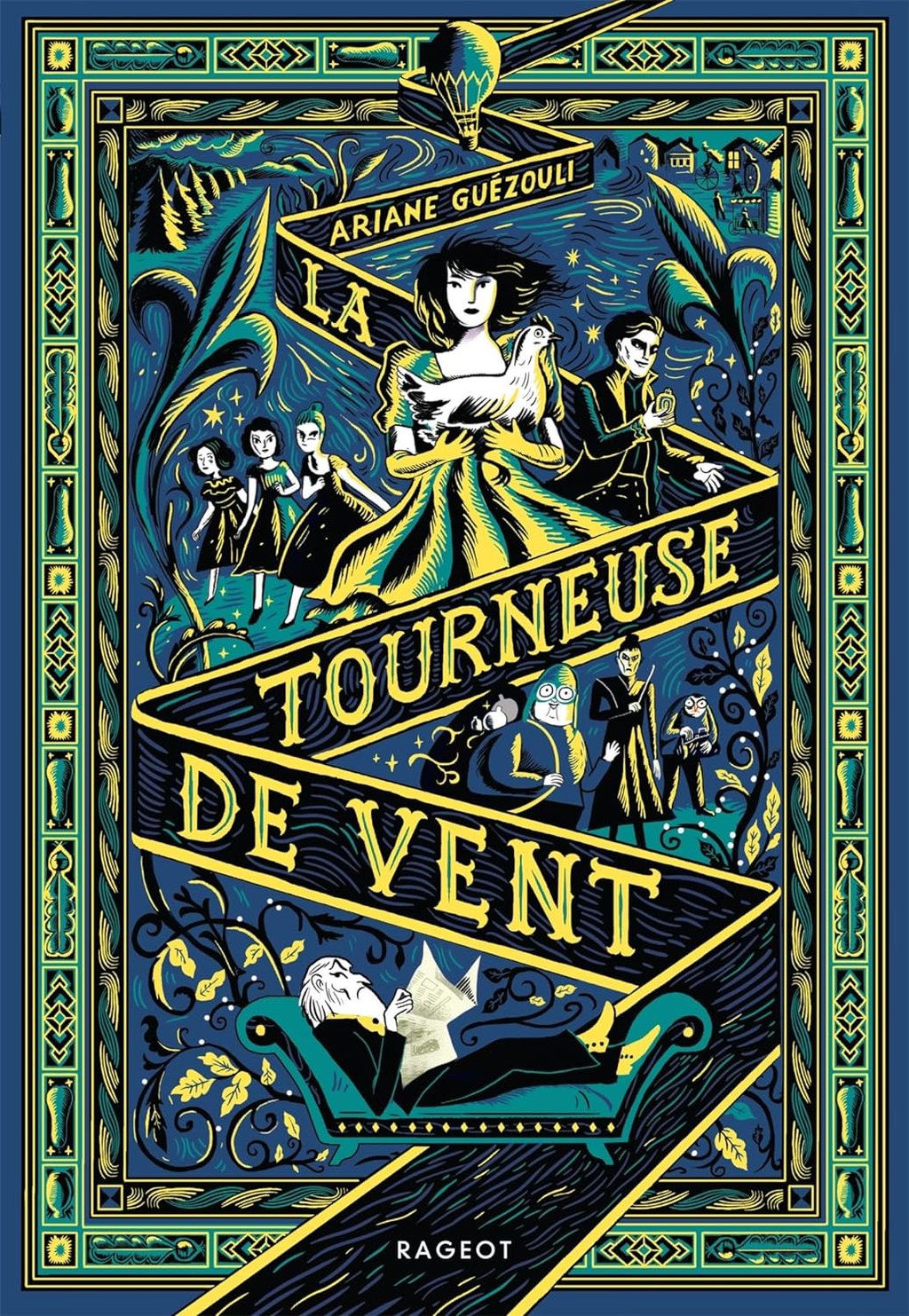 Première de couverture du roman La tourneuse de vent