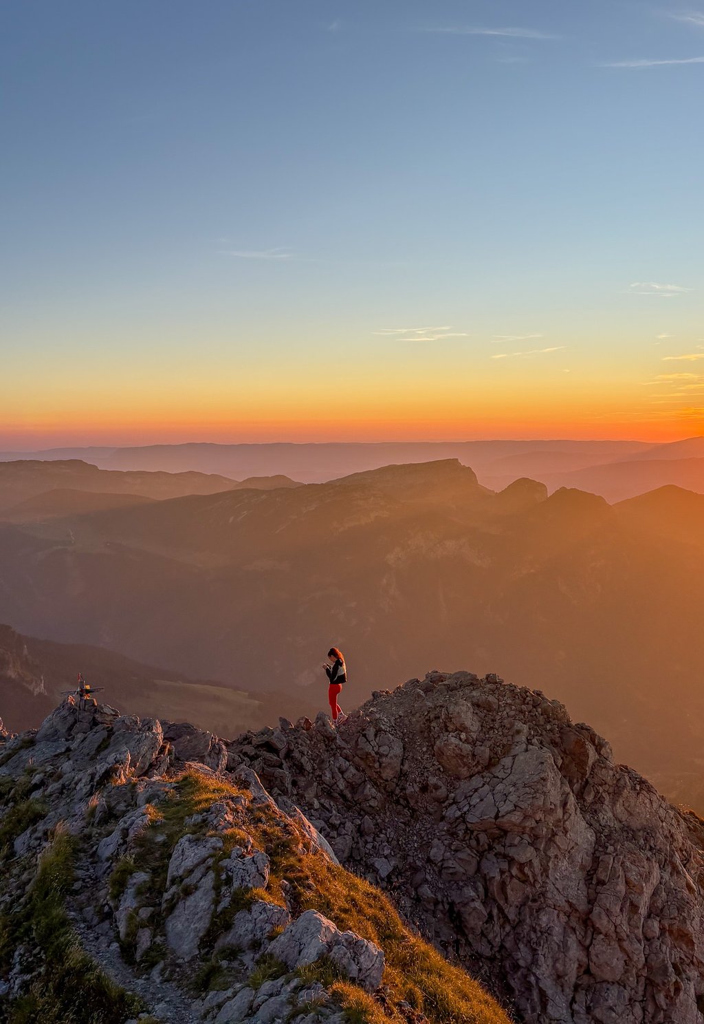 coucher de soleil en haute savoie