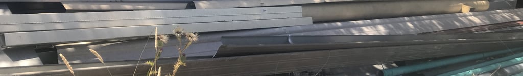 Guttering scrap metal