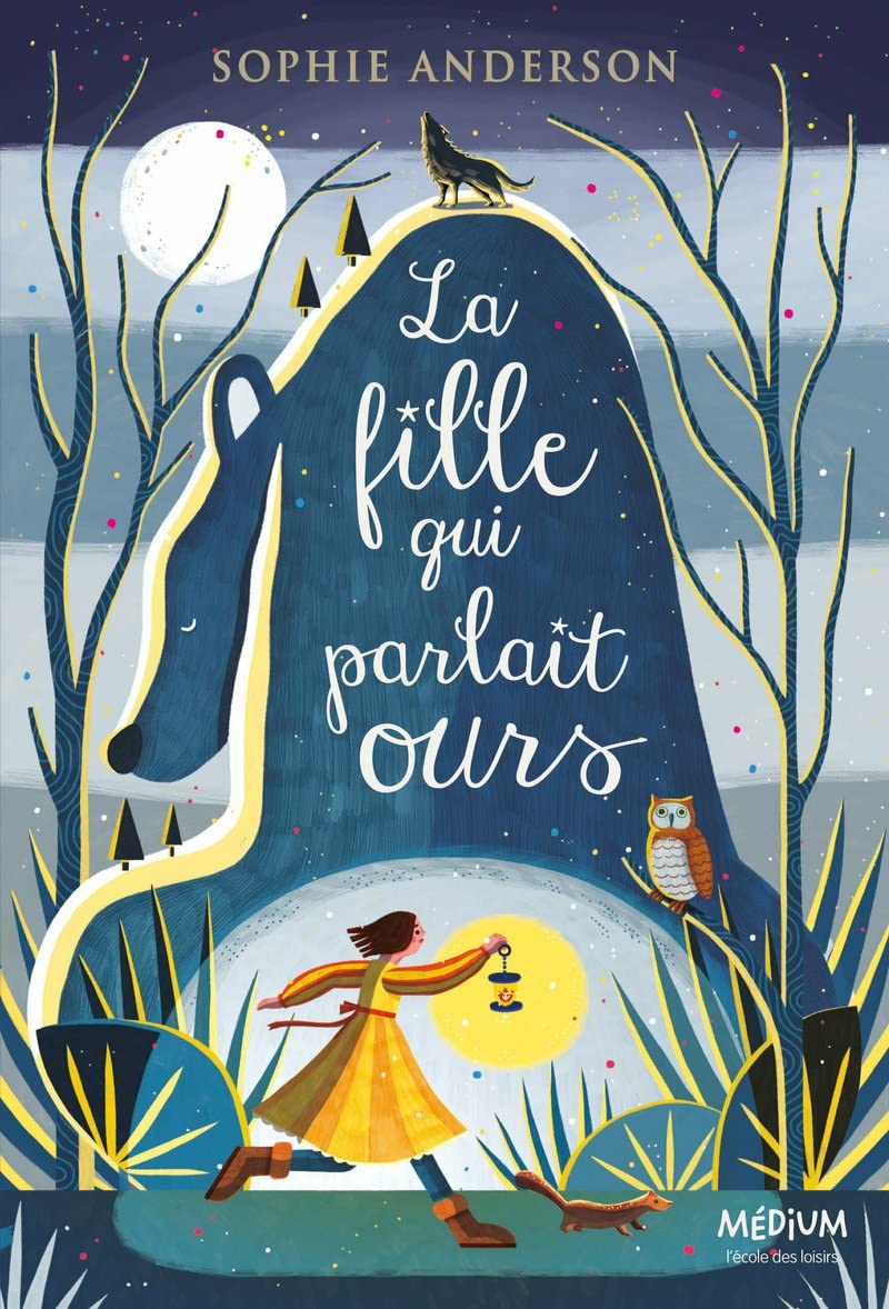 Première de couverture du roman La fille qui parlait ours