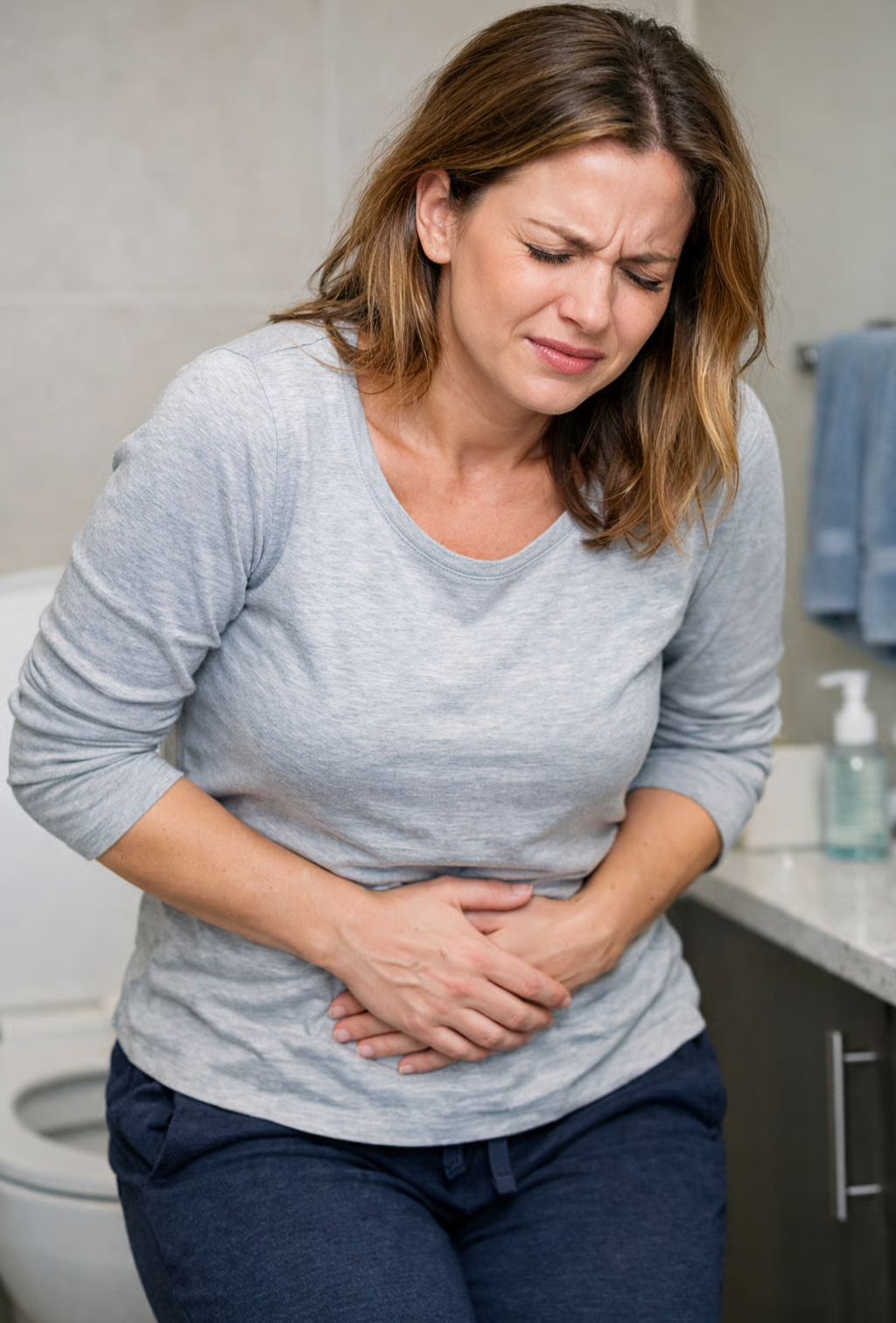 Woman with UTI