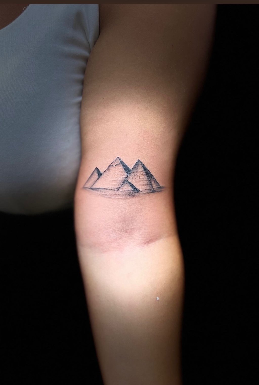 Arabic calligraphy tattoo on inner forearm — Hurghada Tattoo Studio