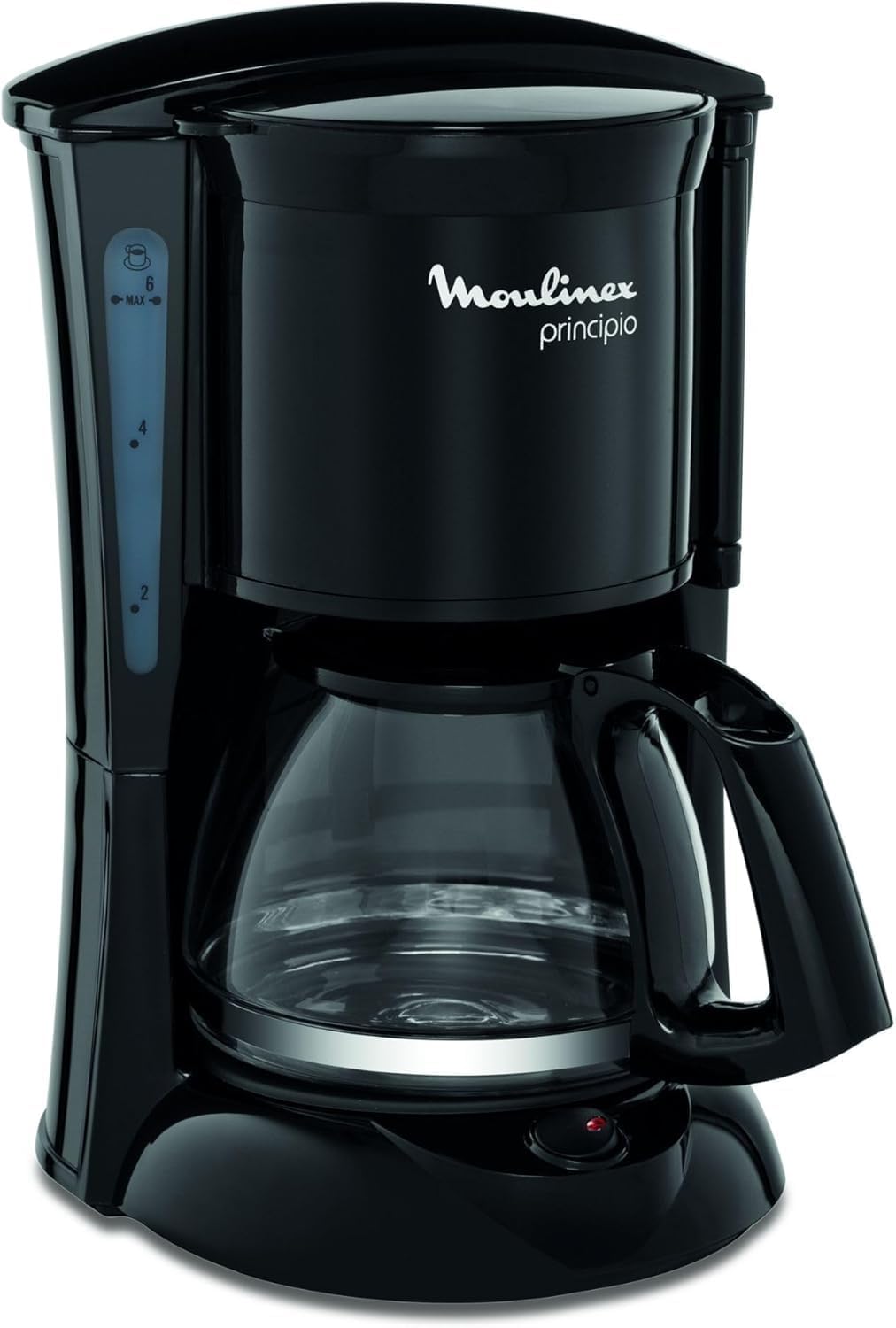 cafetera de goteo negra marca Moulinex