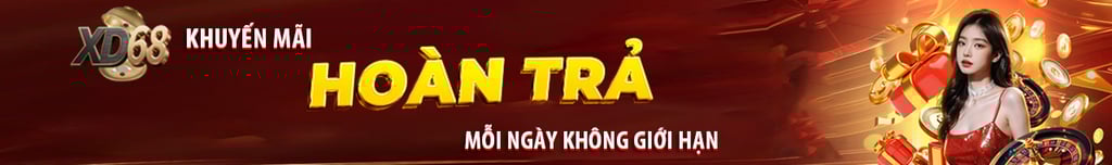 khuyến mãi hoàn trả cực cao nhà cái xd68