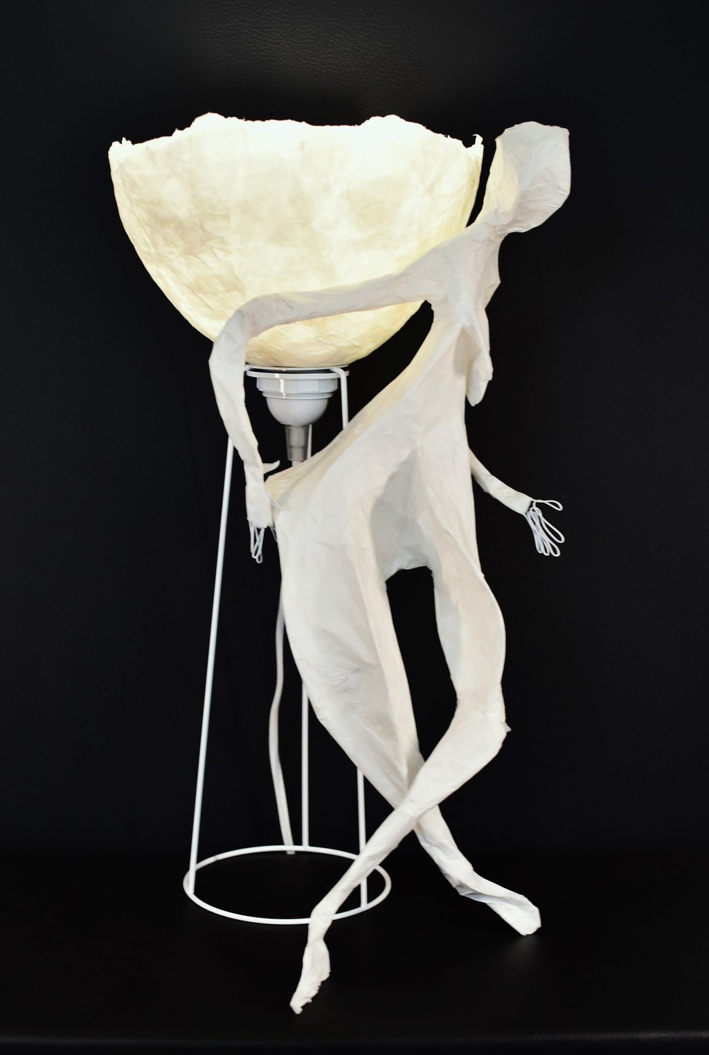 lightened doll paper sculpture Sète