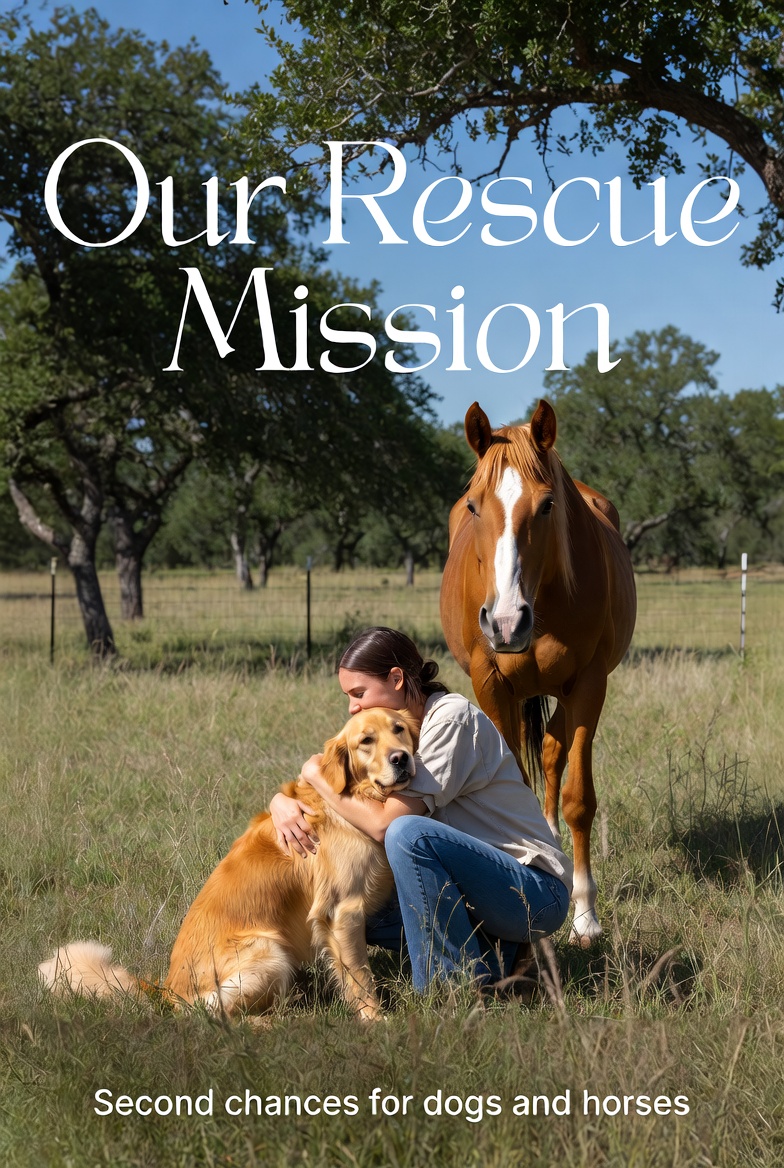 Lone Star Rescue Ranch is being built near Brenham, Texas